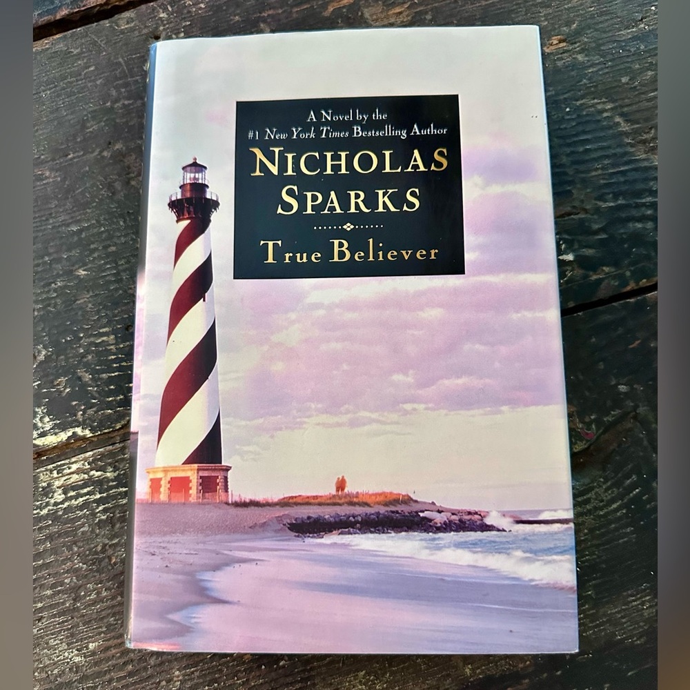 Nicholas Sparks 'True Believer' Hardcover Book
